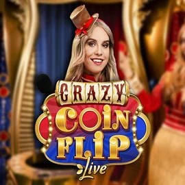 Crazy Coin Flip logo by Evolution at Betory CasinoCrazy Coin Flip