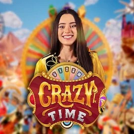 Logo of Crazy Time from Evolution at Betory Casino