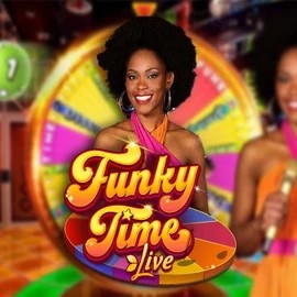 Funky Time by Evolution, showcased at betorycasino.eu.com – game logo