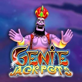 Jackpots logo of Genie Jackpots from Blueprint Gaming at Betory Casino